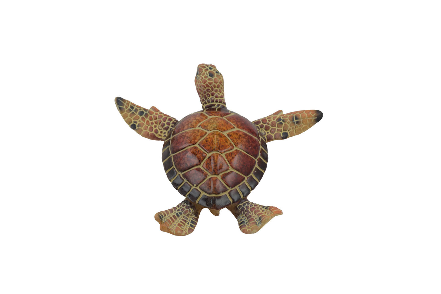 Figurine - Orange Turtle 3.5 inch