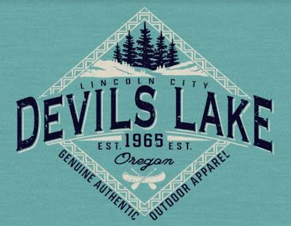 Clearance - Unisex T-shirt Devil's Lake Sea Breeze