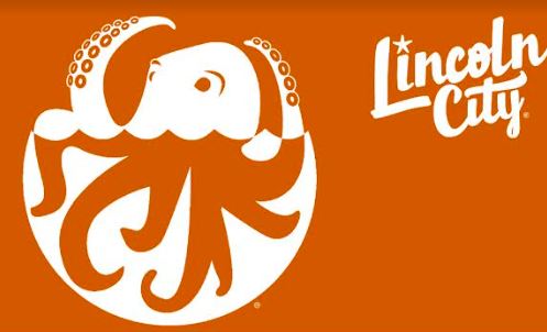 T-shirt Kids Orange Lincoln City Logo