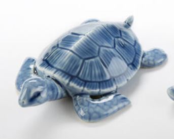 Figurine - Blue Sea Creature Turtle