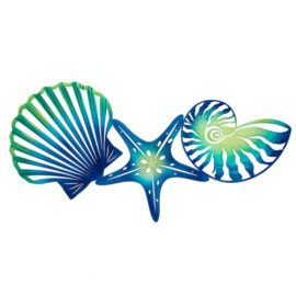 Clearance - Wall Décor - Decorative Metal Wall Seashells
