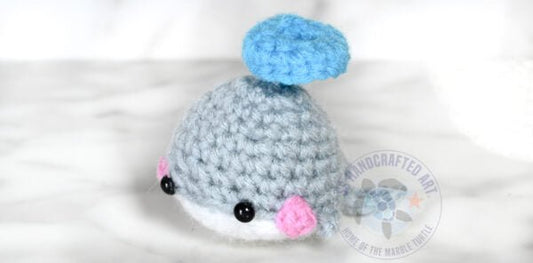 Stuffed Animal Crocheted Whale