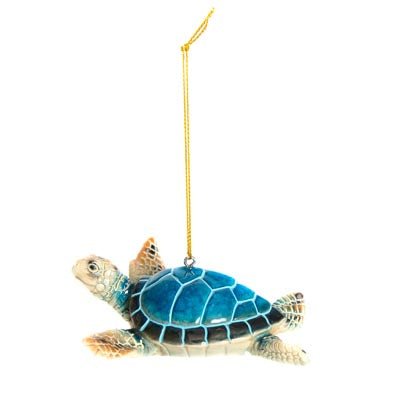 Ornament - Turtle - Blue Sea