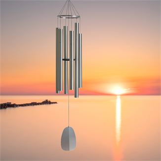 Wind Chime Bells of Paradise - Silver 68" - BPS68