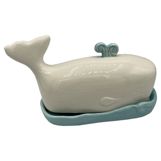 Ceramic Whale Butter Dish