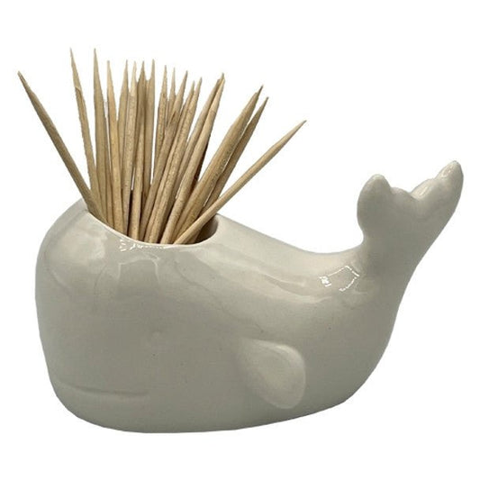 Ceramic Whale Toothpick Holder