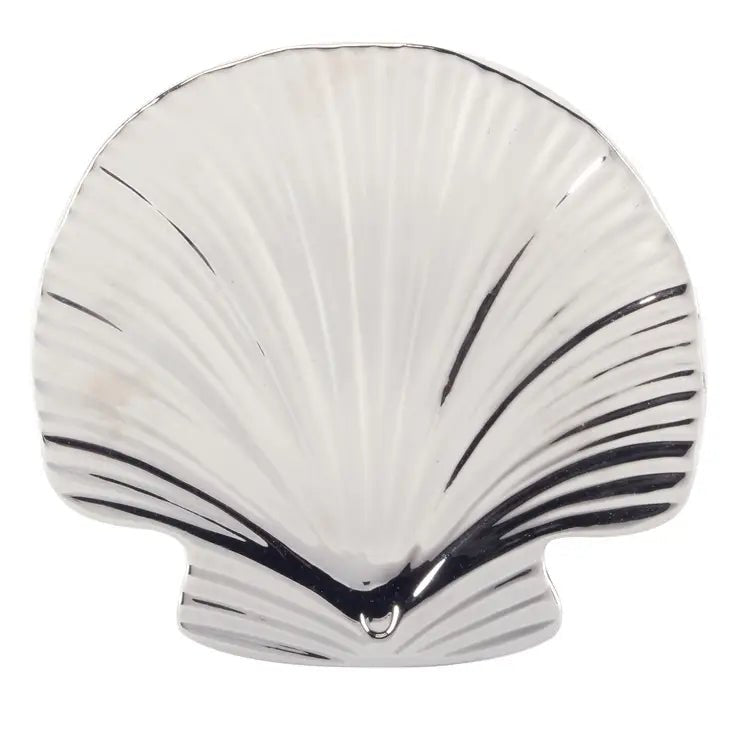 Silver Plated 3D Shell Platter