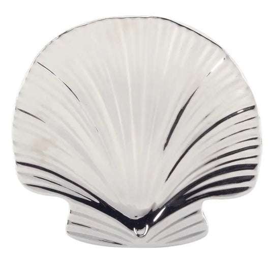 Silver Plated 3D Shell Platter