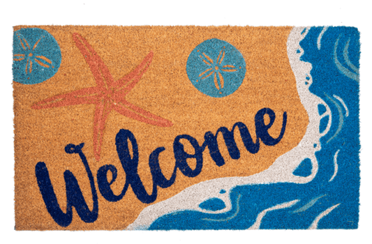 Door Mat Welcome Starfish