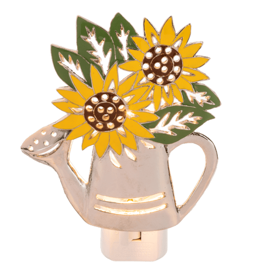 Night Light - Sunflowers in Watering Can