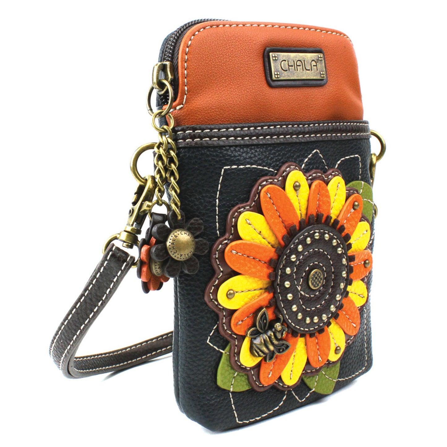 Cell Phone Xbody Navy Sunflower