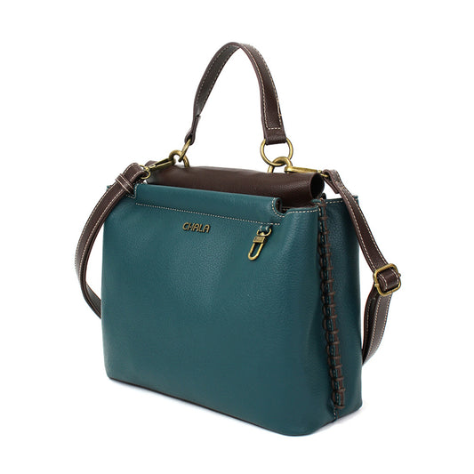 Charming Satchel Turquoise Crab