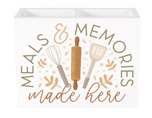 Utensil Holder - Meals & Memories