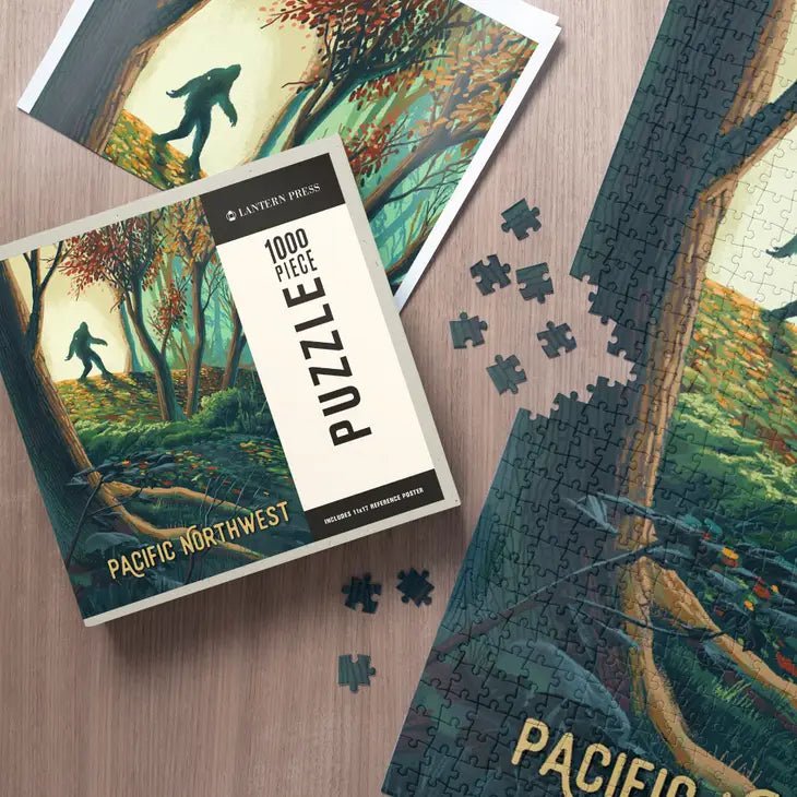 Wanderer Bigfoot in Forest Pacific Northwest Puzzle