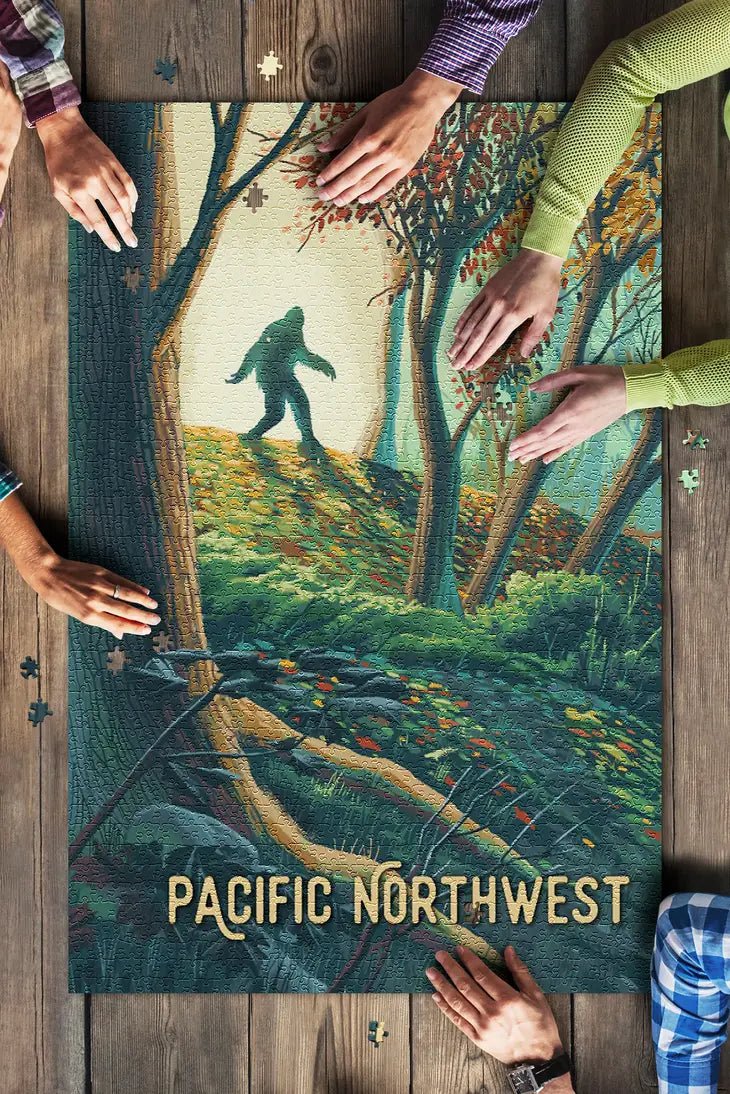 Wanderer Bigfoot in Forest Pacific Northwest Puzzle