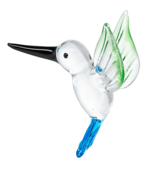 Glass Art Hummingbird