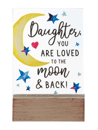 Sign Block Talk Daughter
