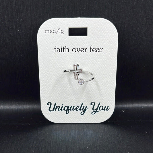 Ring - YOU YR7013 - Faith Over Fear