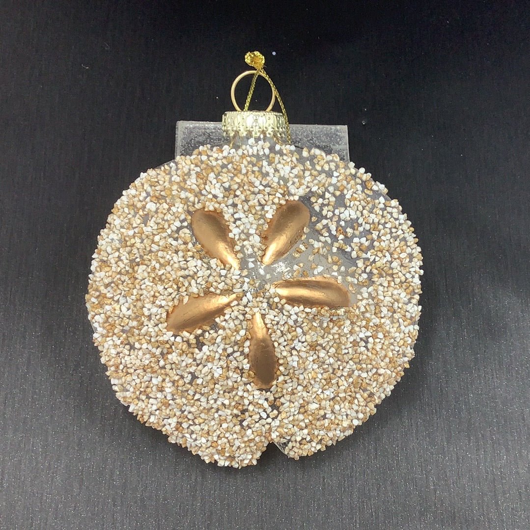 Ornament - Sand Dollar Glass MX176487