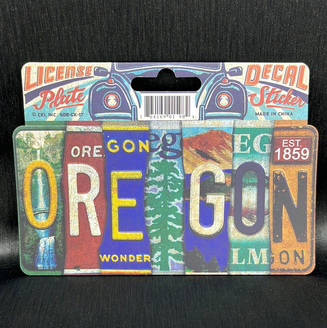 Sticker - Oregon Decal License Plate