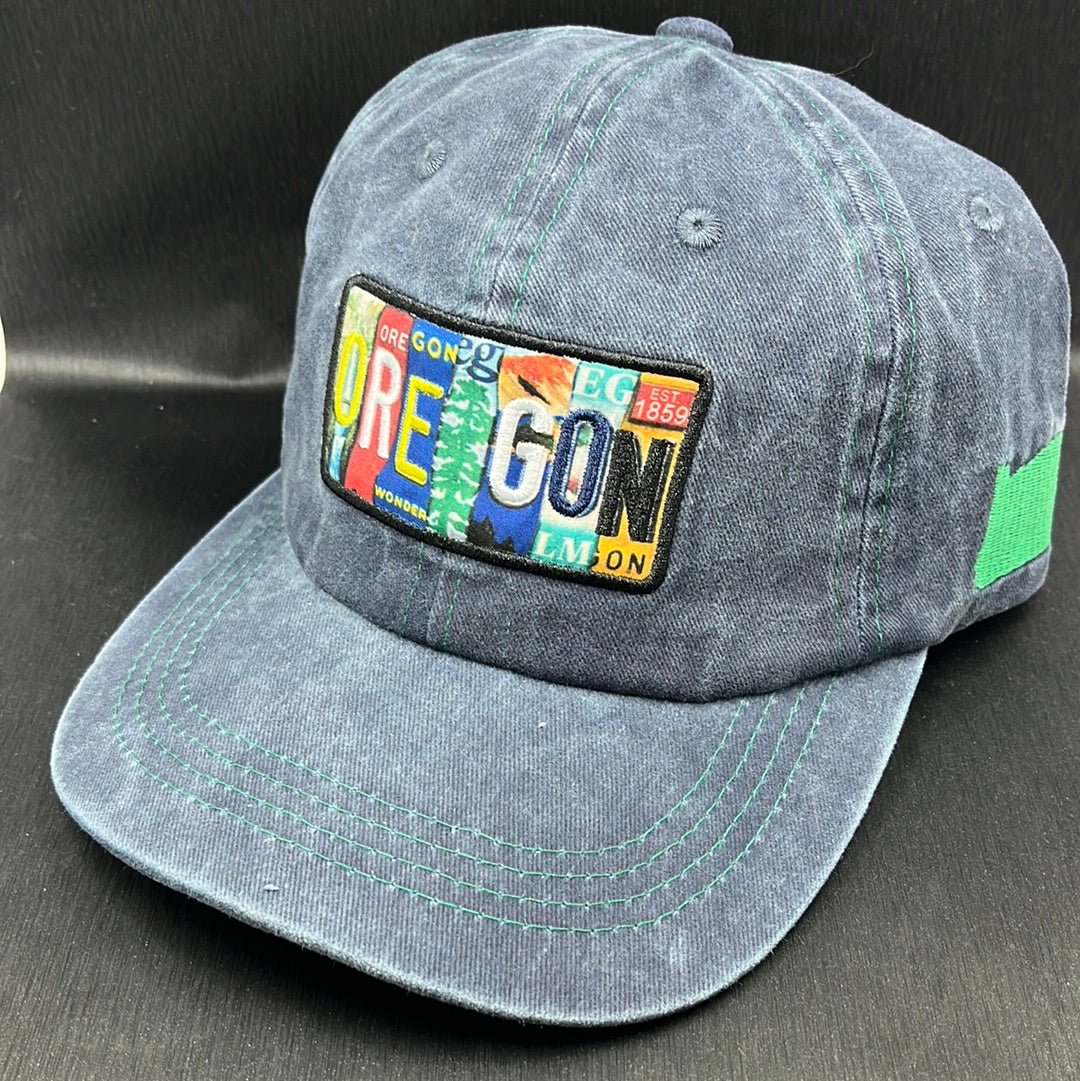 Hat - Oregon Blue Denim License Plate Hat