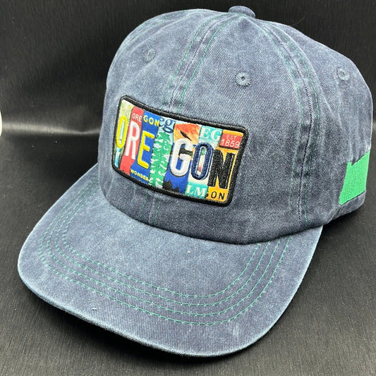 Hat - Oregon Blue Denim License Plate Hat