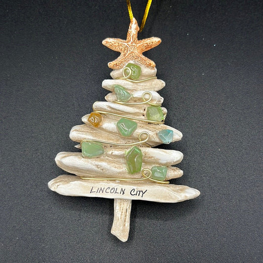Ornament Resin Driftwood Christmas Tree
