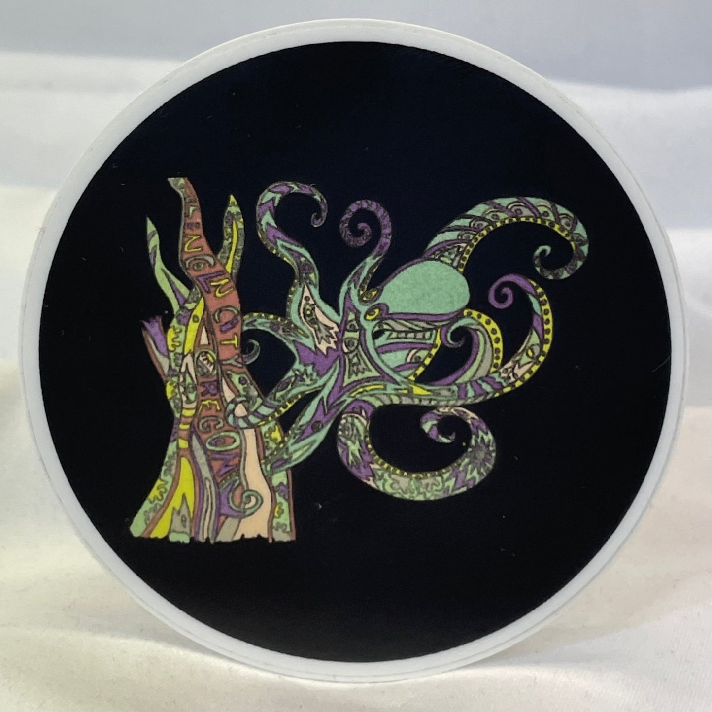 Clearance Octopus on Seaweed Sticker