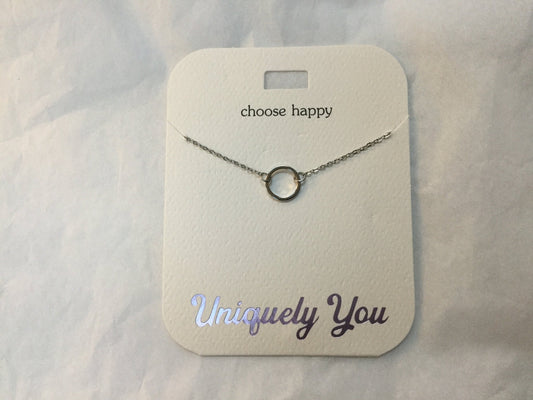 Necklace - YOU 4010 - Choose happy