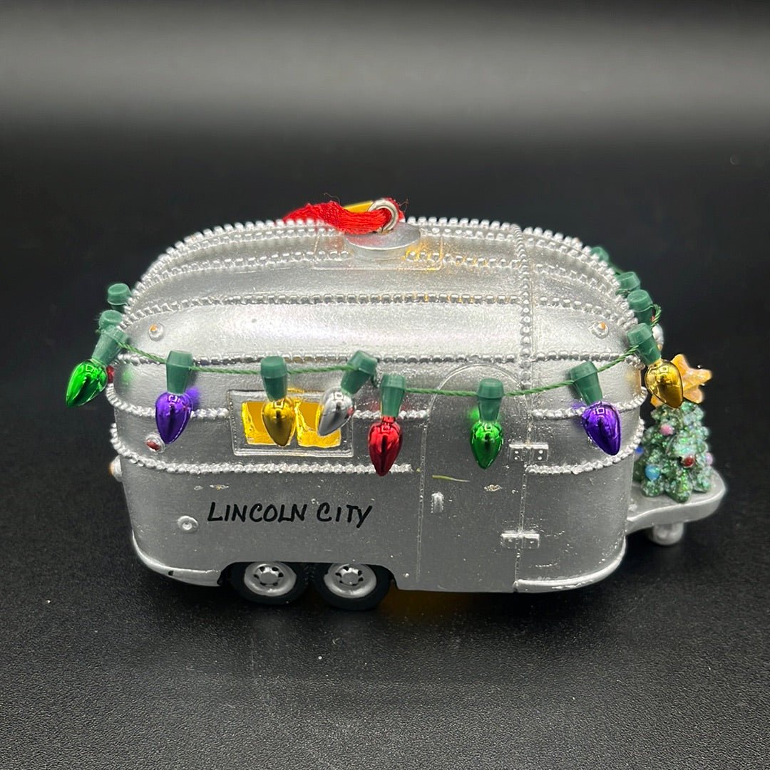 Ornament Light-up Resin Camper