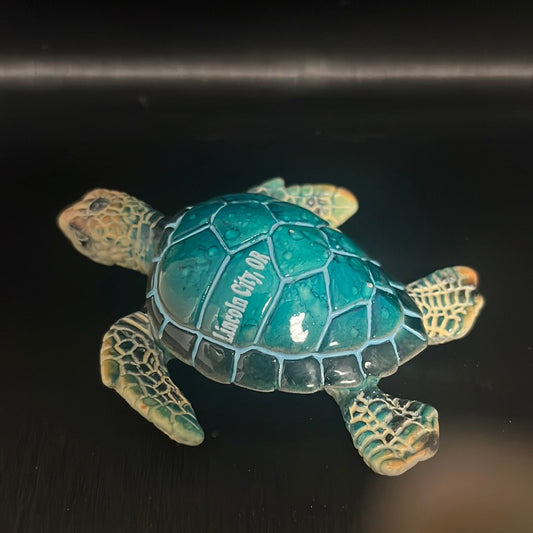 Magnet - Polystone Blue Turtle