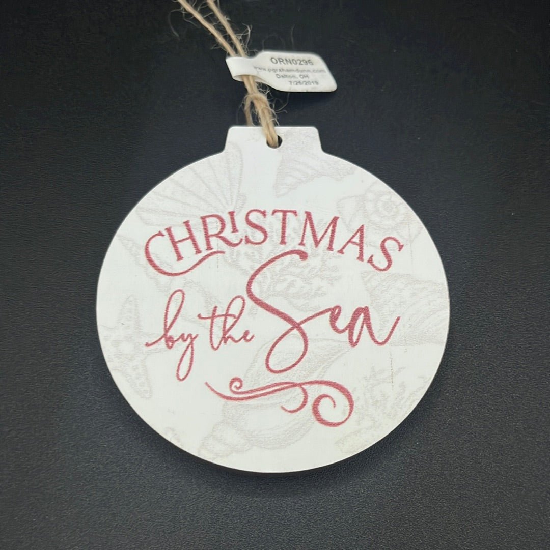 Clearance  Ornament - ORN0296 - Christmas by the Sea