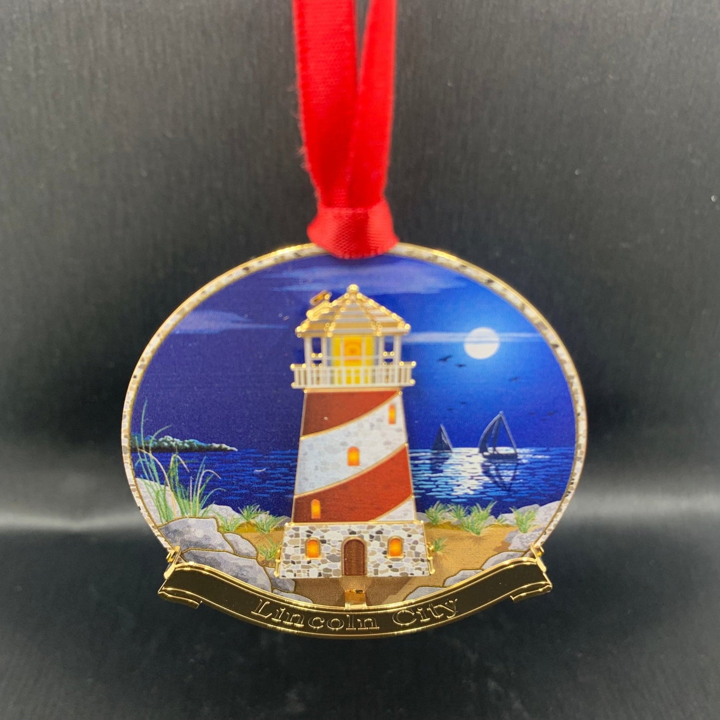 Ornament - Rocky Lighthouse "Lincoln City"