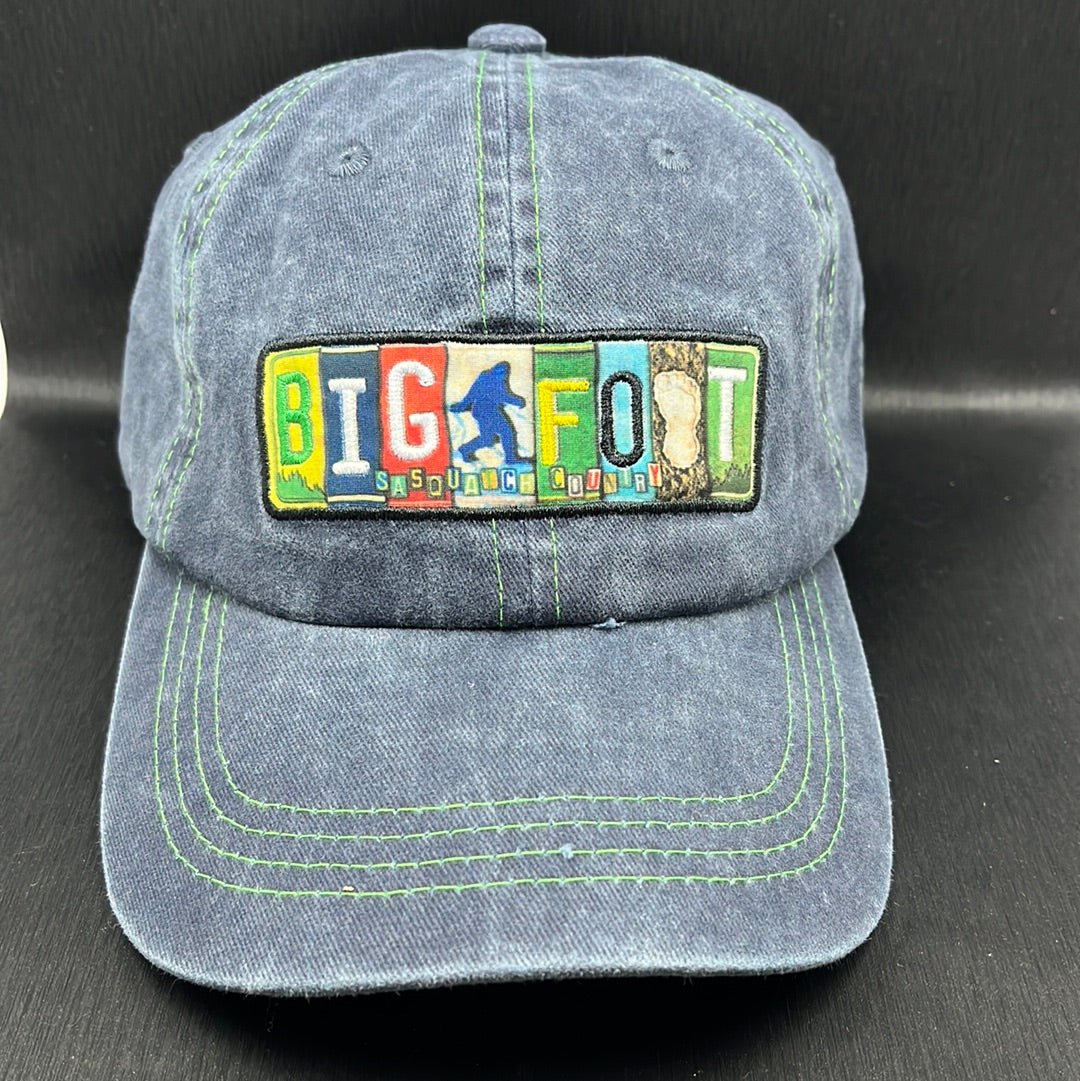 Hat - Bigfoot Blue Denim License Plate Hat