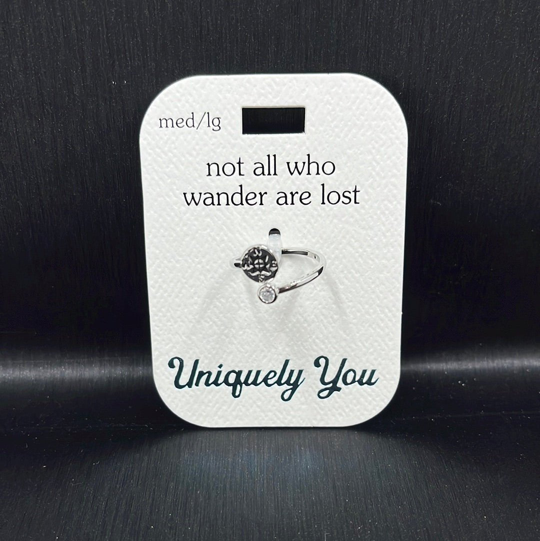 Ring - YOU YR7011 - Not All Who Wander Are Lost