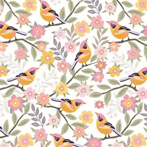 Summer Songbird 5ft Wrapping Paper Roll