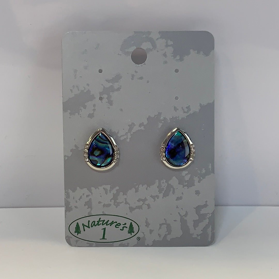Earrings - WME 223 - Teardrop w/Crystals