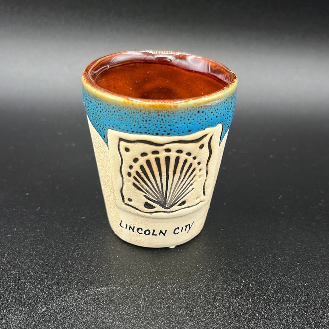 Shot Glass Potters Scallop Shell