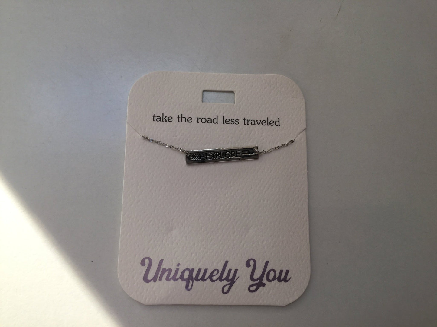 Necklace - YOU 1303 - Take the road less traveled