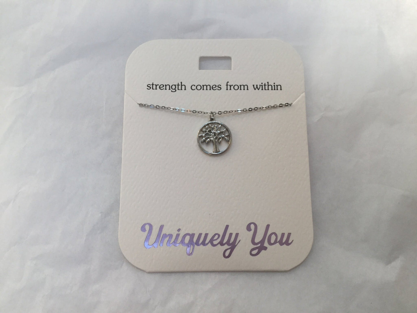Necklace - YOU 4016 - strength comes from within