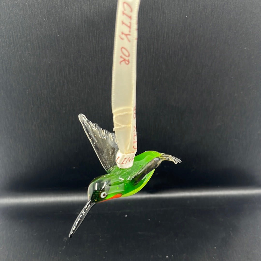 Ornament - Hummingbird Hand Blown Glass