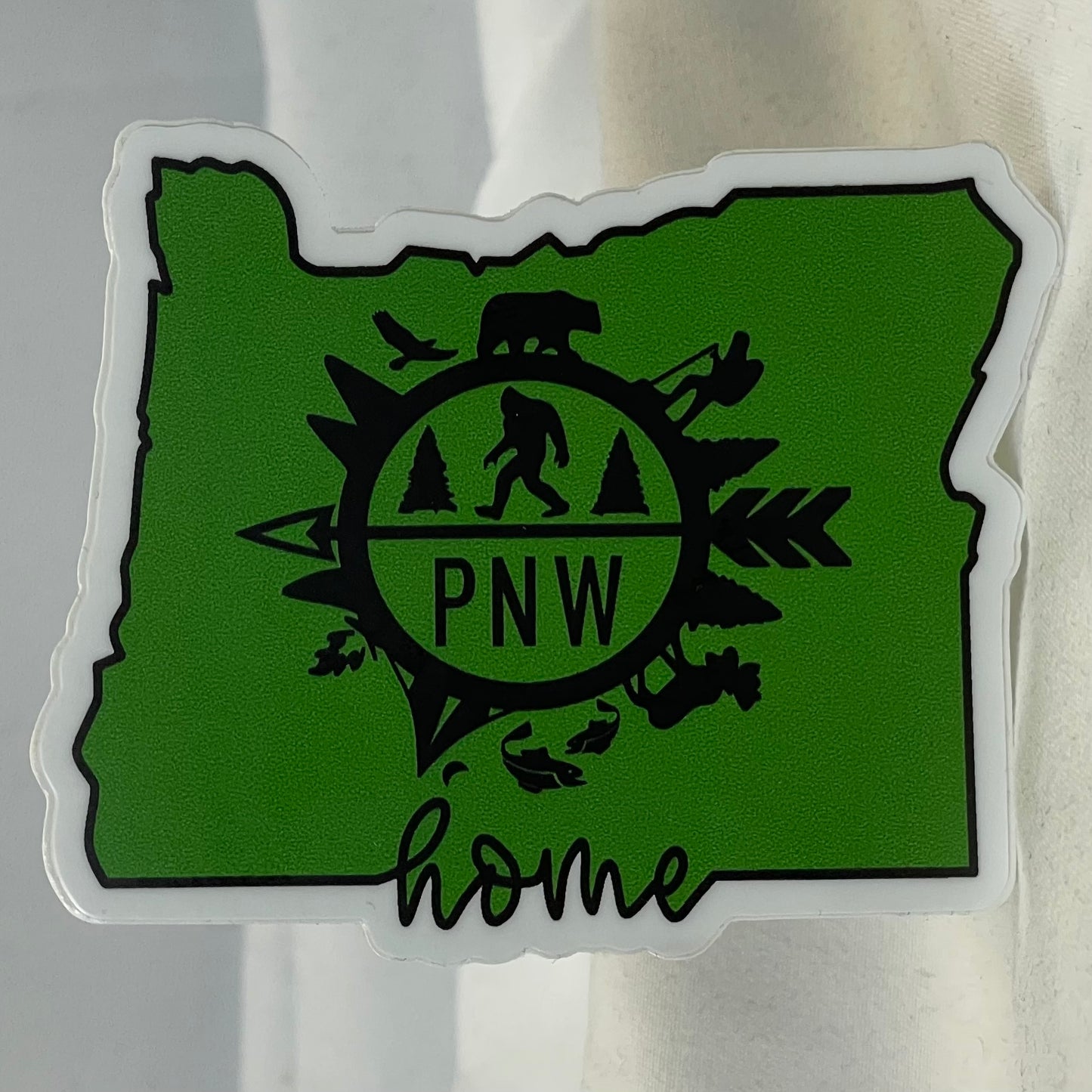 Clearance PNW Home Oregon Shape Sticker