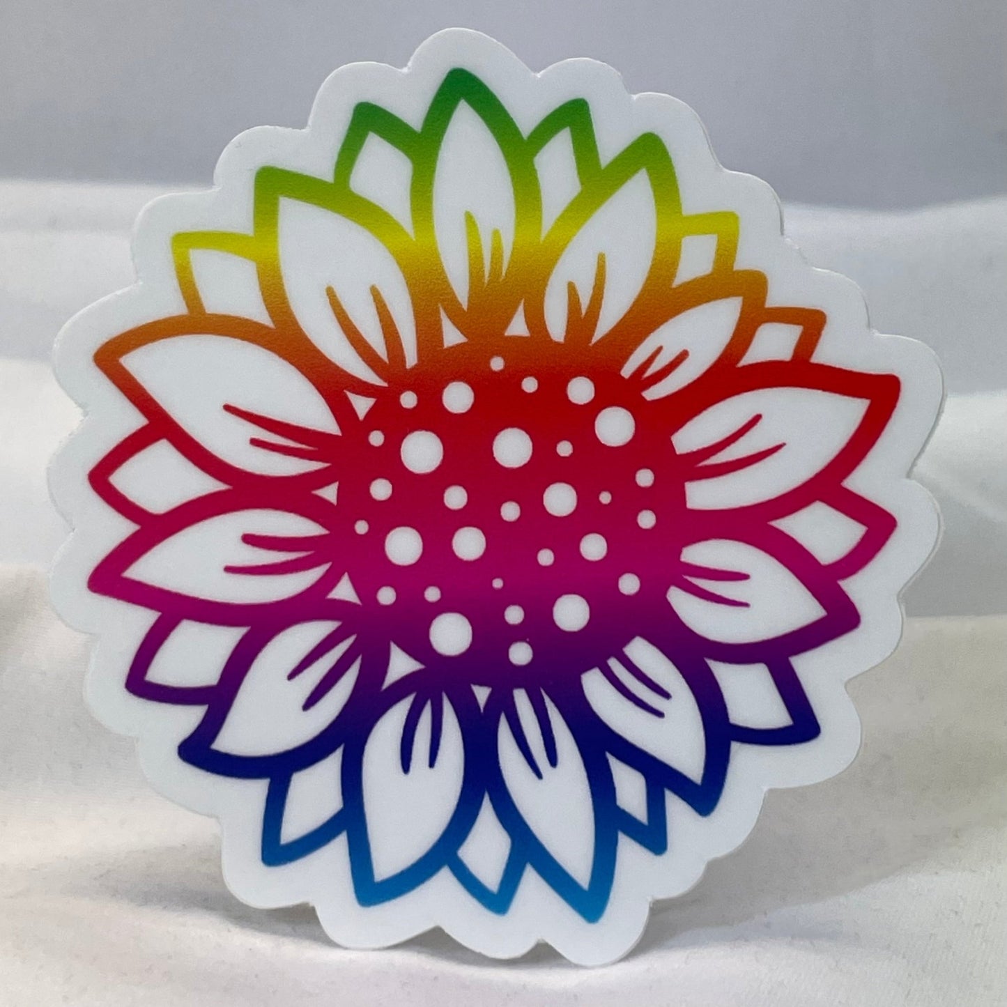 Clearance Rainbow Sunflower Sticker