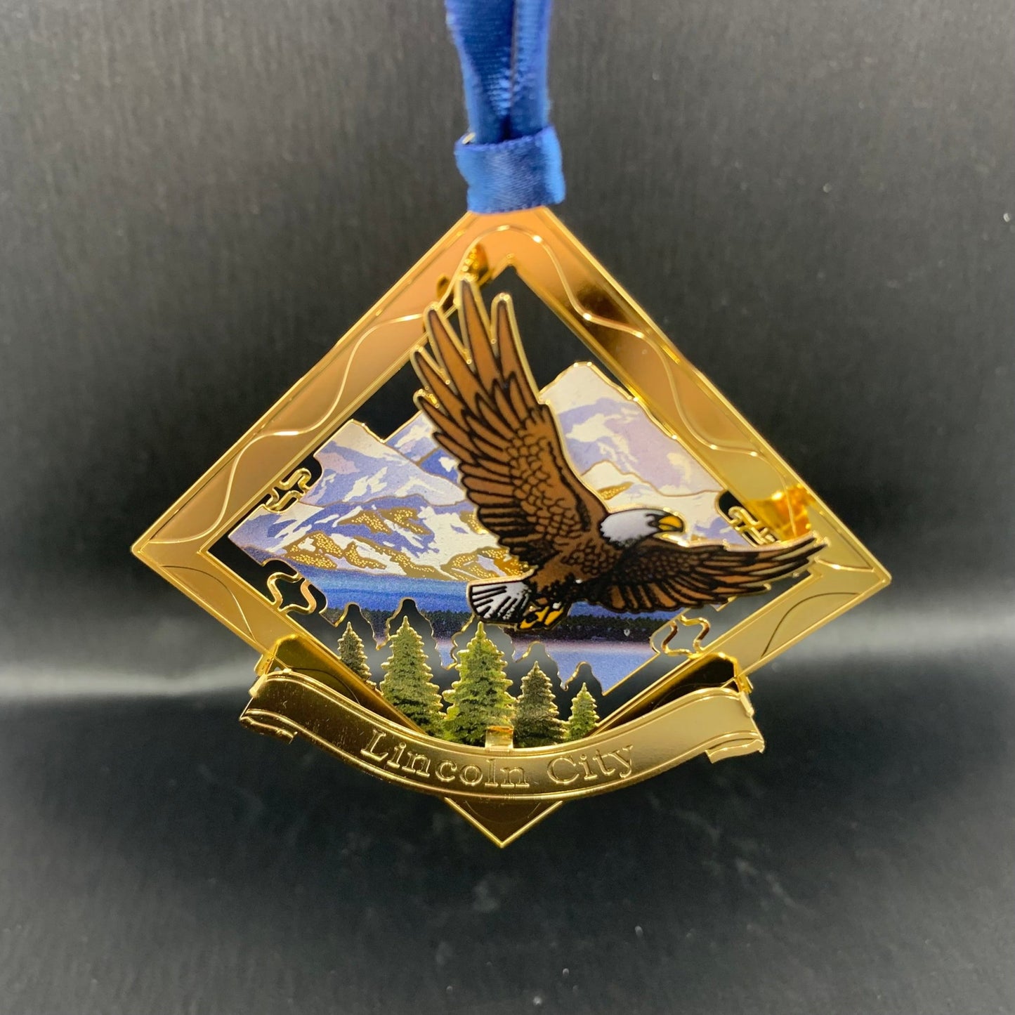 Ornament - Eagle in Flight "Lincoln City"