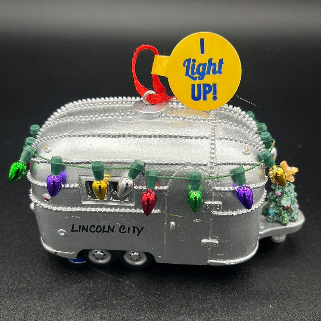 Ornament Light-up Resin Camper