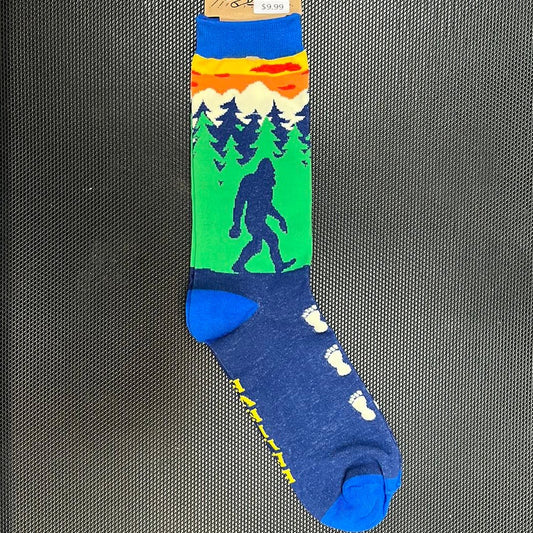Believe in Bigfoot Socks