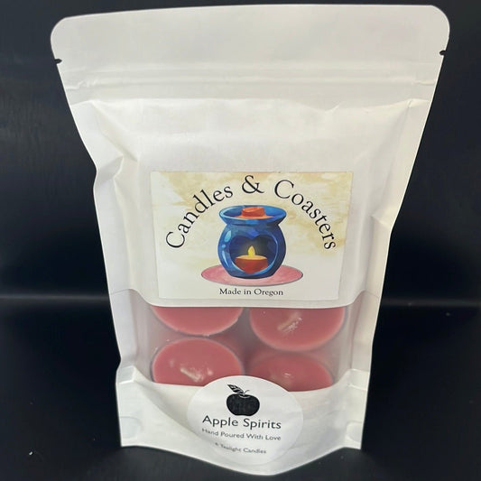 Candles - Tealight 6pk - Apple Spirits