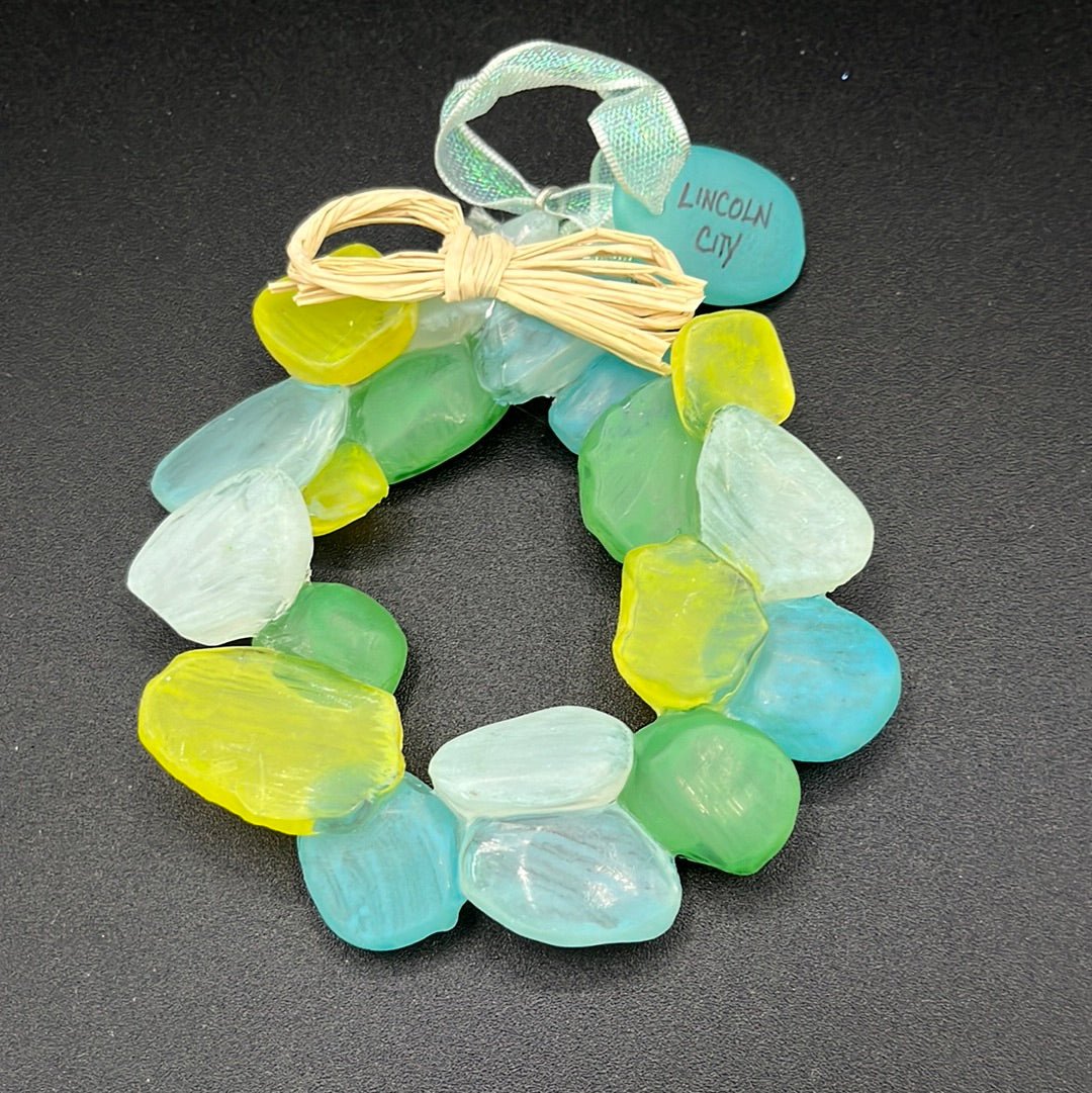 Ornament Sea Glass Wreath