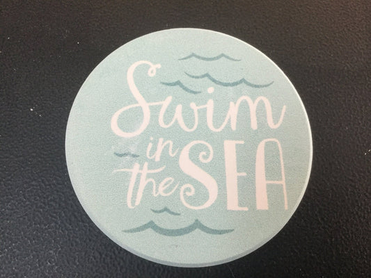Car Coaster CST0162 - Swim in the sea