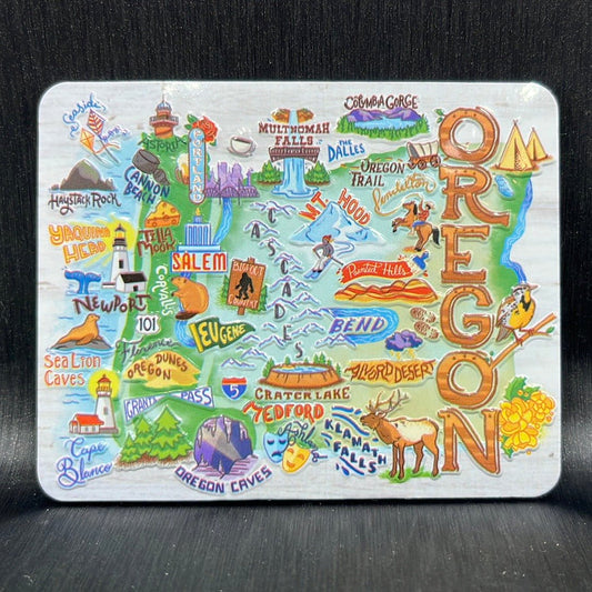 Magnet - Oregon Map